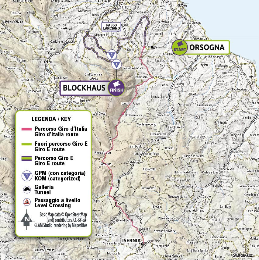 Tappa 6 del Giro-E 2022: Orsogna, Blockhaus