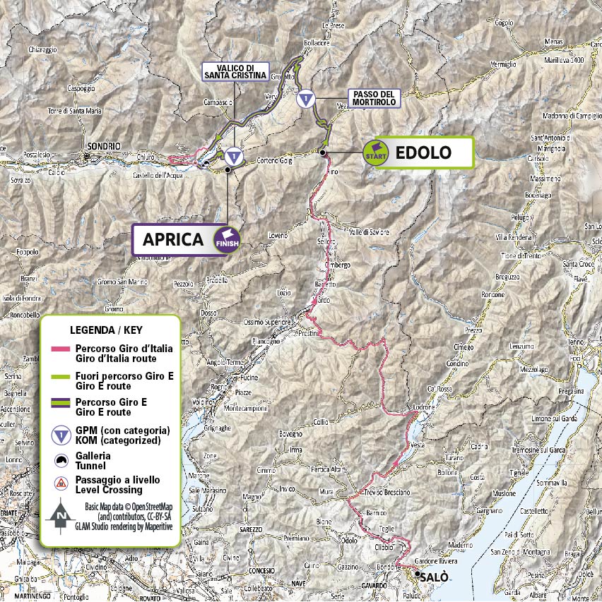 Tappa 13 del Giro-E 2022: Edolo, Aprica (Sforzato Wine Stage)