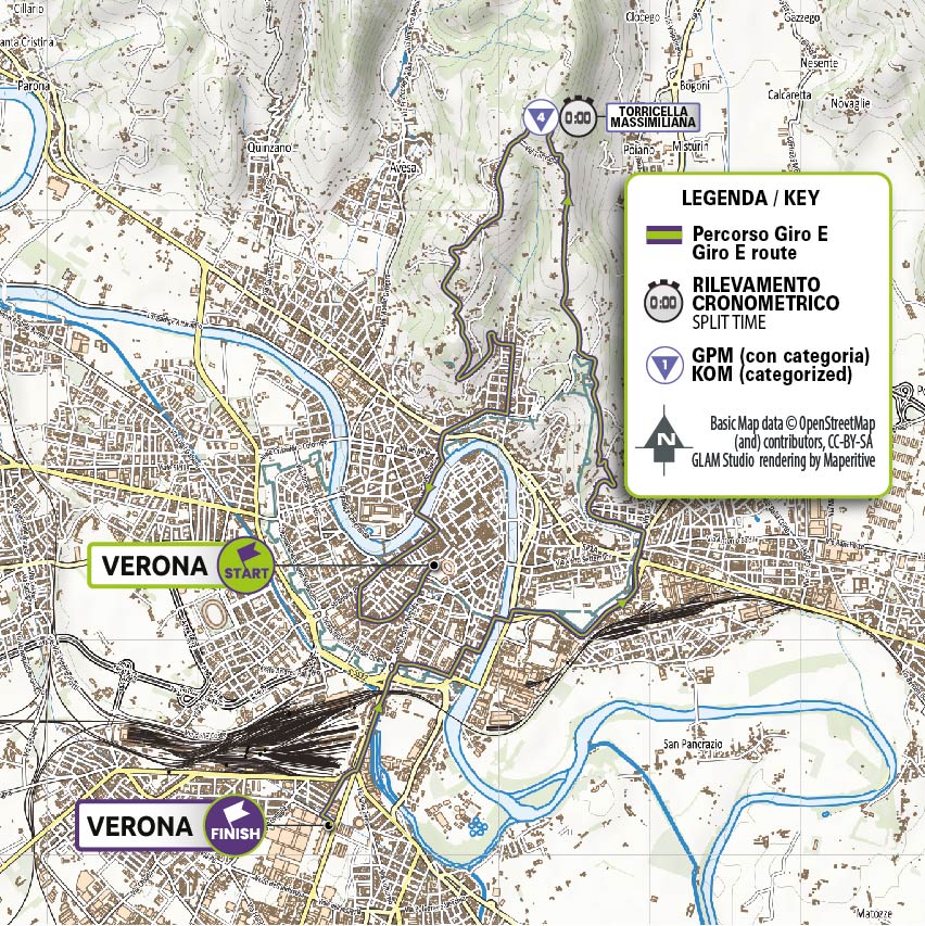 Tappa 18 del Giro-E 2022: Verona, Verona (ITT)