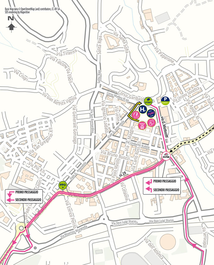 Partenza/Start Tappa 5 Giro-E Enel X Way 2023