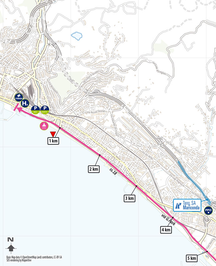 Arrivo/Finish Tappa 5 Giro-E Enel X Way 2023