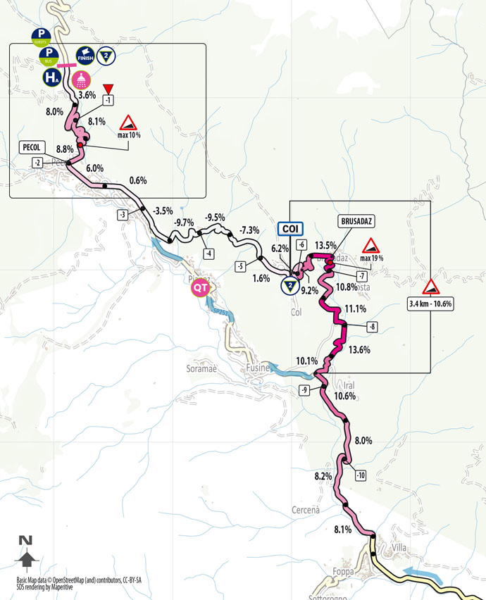 Arrivo/Finish Tappa 18 Giro-E Enel X Way 2023