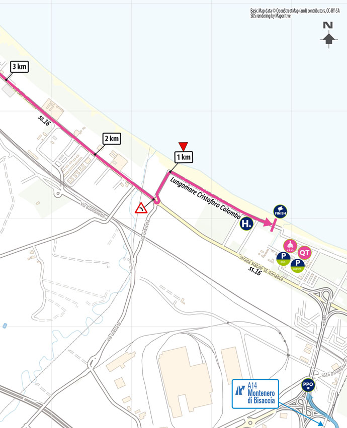 Arrivo/Finish Tappa 2 Giro-E Enel X Way 2023
