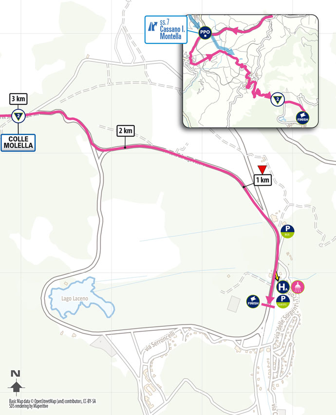 Arrivo/Finish Tappa 4 Giro-E Enel X Way 2023