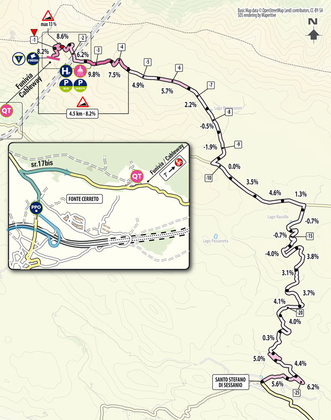 Arrivo/Finish Tappa 7 Giro-E Enel X Way 2023