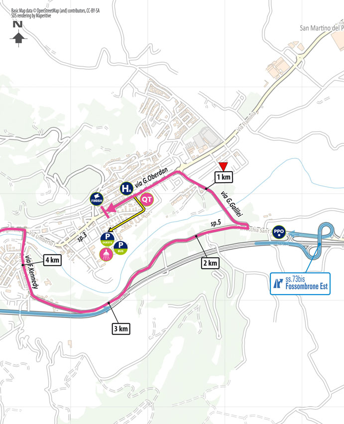 Arrivo/Finish Tappa 8 Giro-E Enel X Way 2023