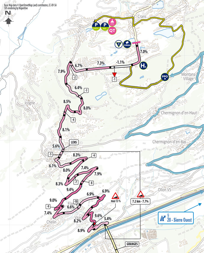 Arrivo/Finish Tappa 13 Giro-E Enel X Way 2023