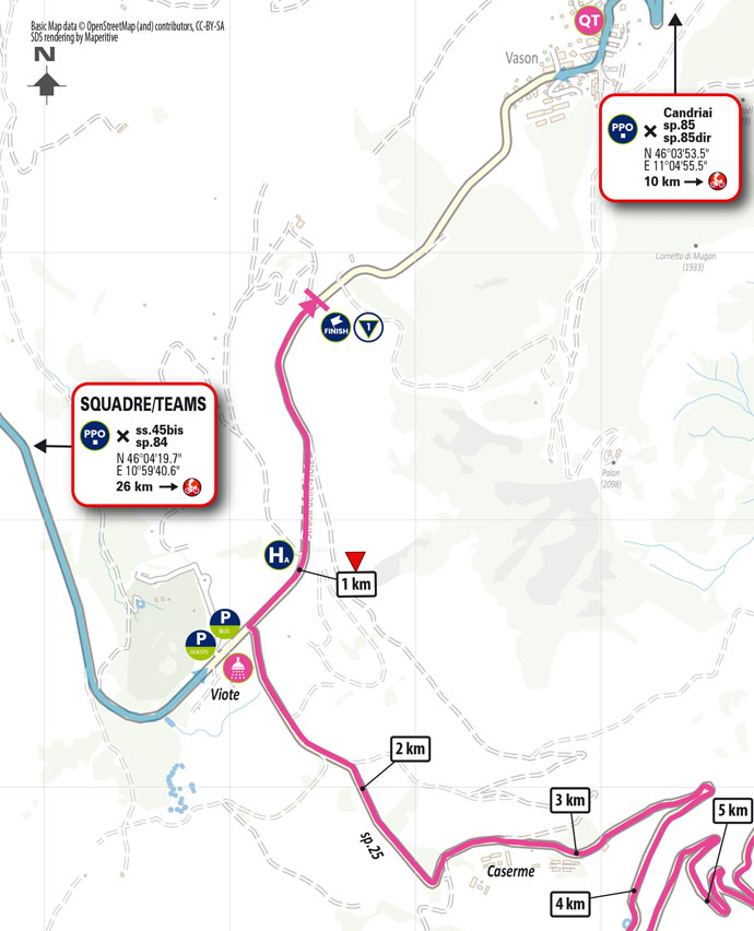 Arrivo/Finish Tappa 16 Giro-E Enel X Way 2023