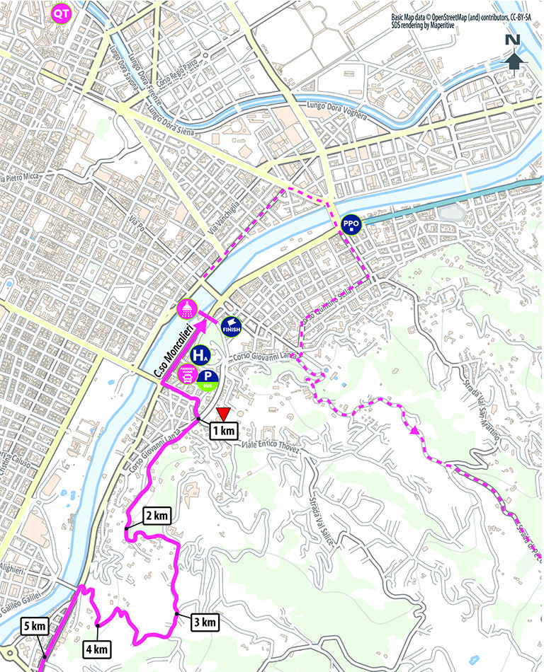Arrivo/Finish Tappa 1 Giro-E 2024