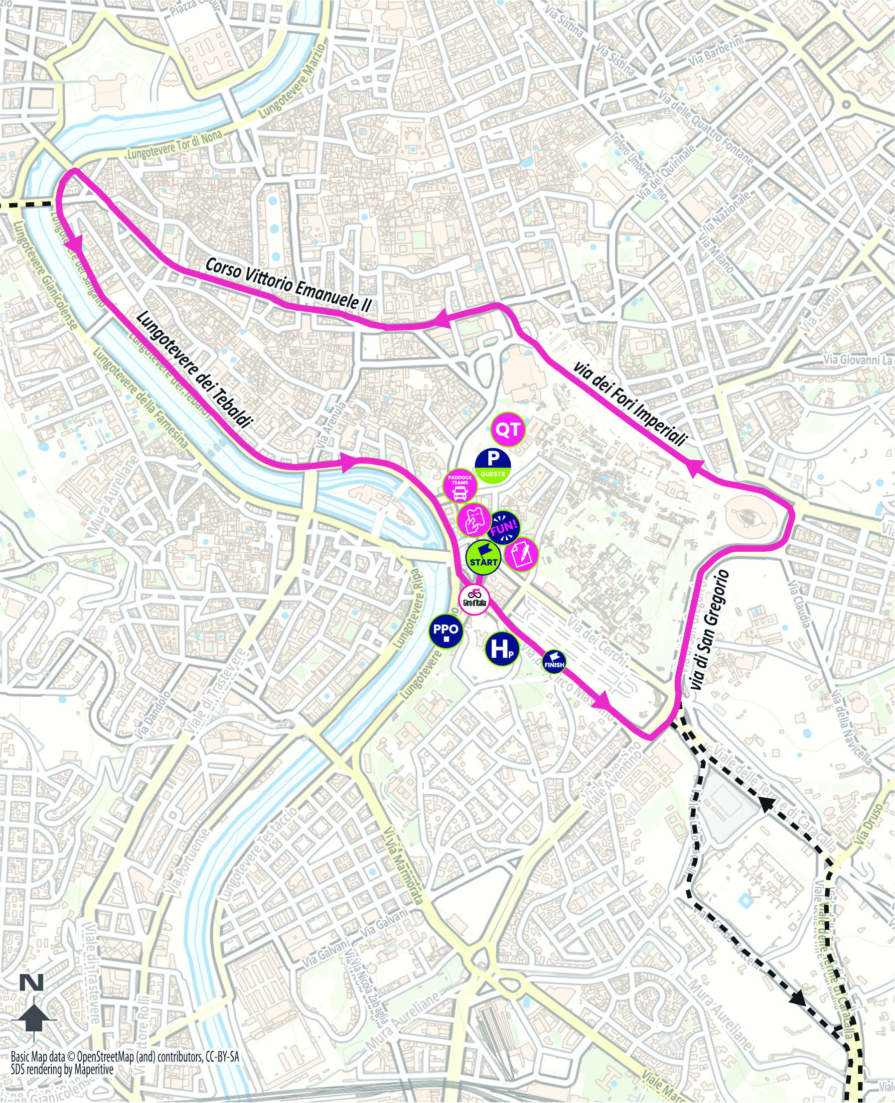 Partenza/Start Tappa 18 Giro-E 2025