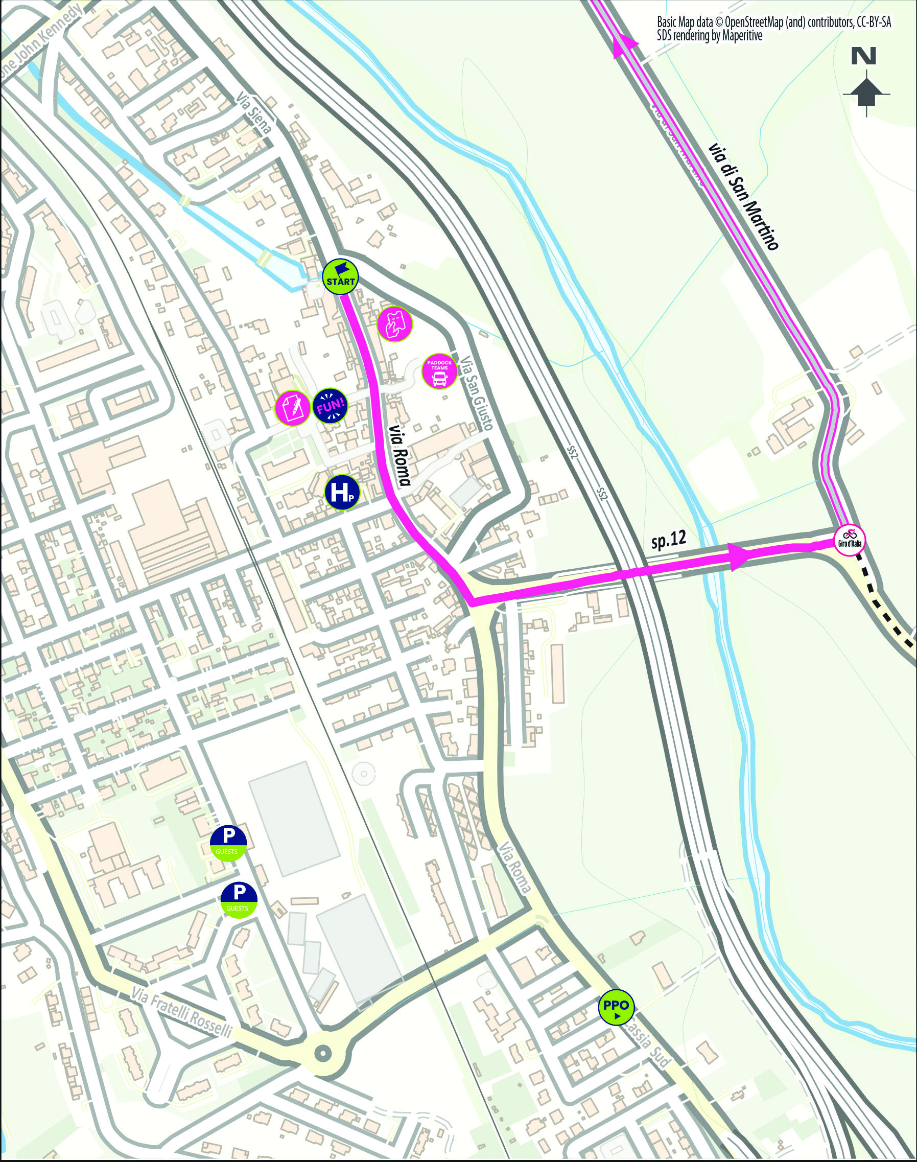Partenza/Start Tappa 6 Giro-E 2025