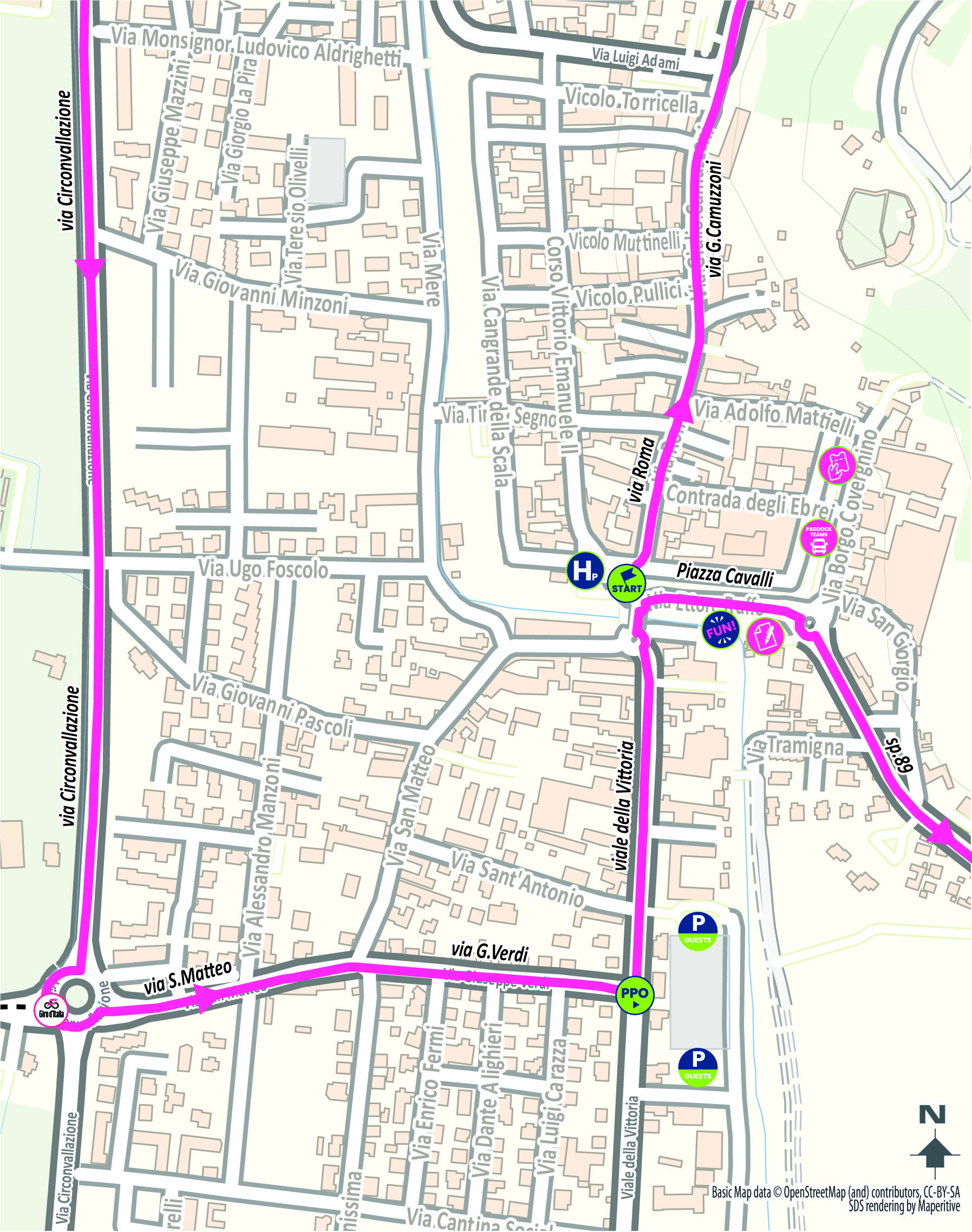 Partenza/Start Tappa 10 Giro-E 2025