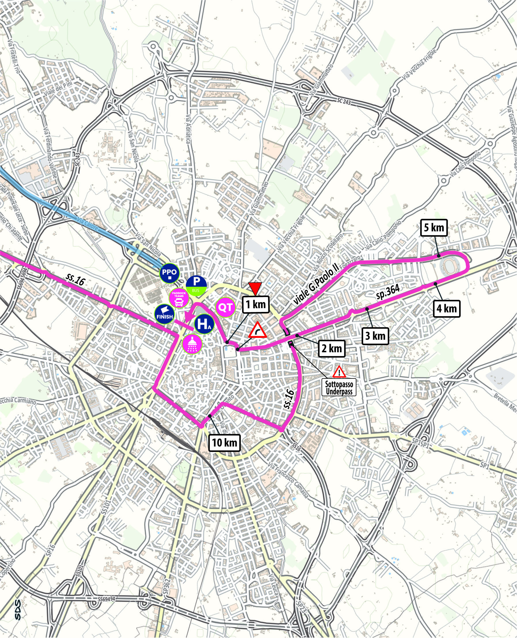 Arrivo/Finish Tappa 1 Giro-E 2025
